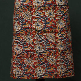 Natural dyed block print cotton pedana kalamkari 2pc