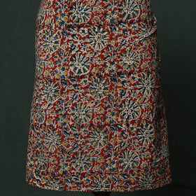 Natural dyed block print cotton pedana kalamkari 2pc