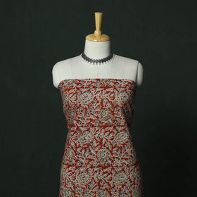 Natural dyed block print cotton pedana kalamkari 2pc