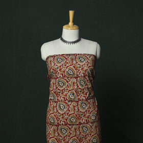 Natural dyed block print cotton pedana kalamkari 2pc