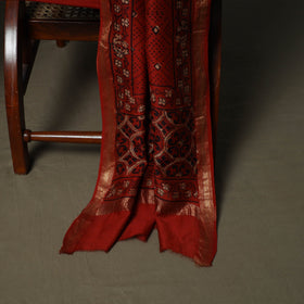 Natural dyed block print maheshwari silk bagru ajrakh 3pc