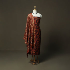 Natural dyed block print maheshwari silk bagru ajrakh 3pc