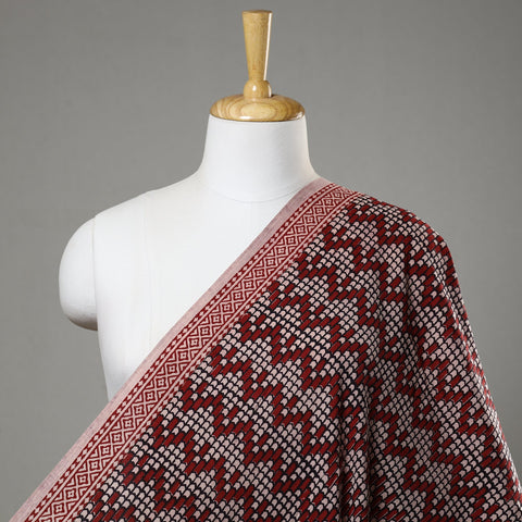 Buy Natural Dyed Cotton Bagh Print Fabric