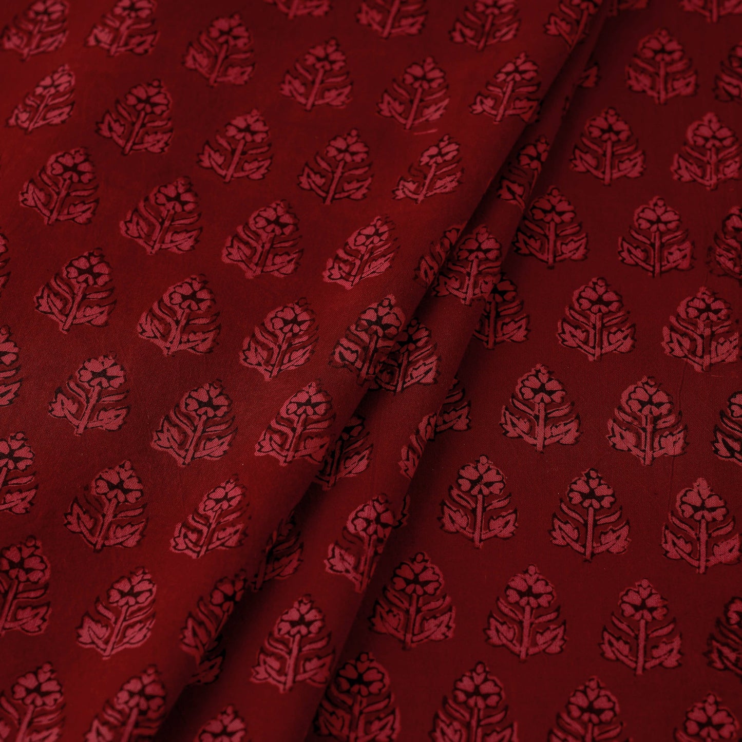 Buy Natural Dyed Cotton Bagh Print Fabric