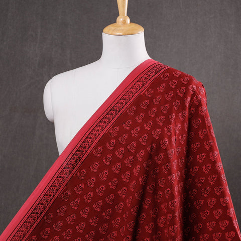 Buy Natural Dyed Cotton Bagh Print Fabric