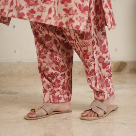 Red - natural dyed cotton bagru dabu co-ord set 06