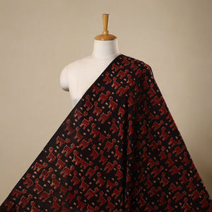 Natural dyed cotton bindaas hand fabric 07 - handcrafted