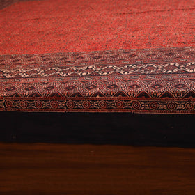 Red - natural dyed cotton double bed sheet set 08