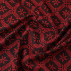 Natural dyed cotton hand bagh fabric 06 - handcrafted