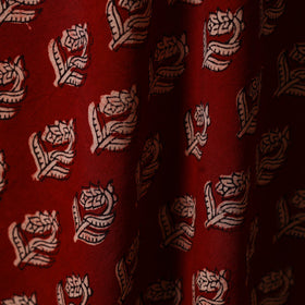 Natural dyed cotton hand bagh fabric 14 - handcrafted