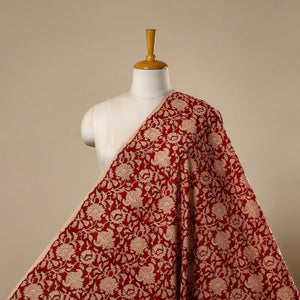 Natural dyed cotton hand bagru dabu fabric 39 - handcrafted