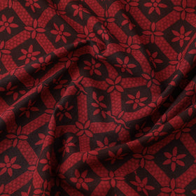 Natural dyed cotton hand bagh fabric 06 - handcrafted