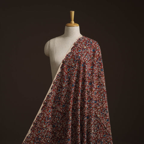 Natural dyed cotton hand block bagru print fabric 03