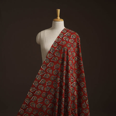 Natural dyed cotton hand block bagru print fabric 05