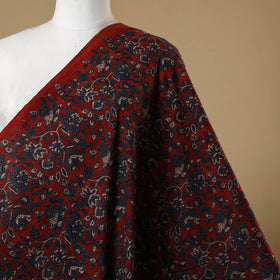 Red - natural dyed cotton hand fabric 29 - handcrafted