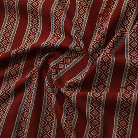 Natural dyed cotton kutch hand block ajrakh print fabric 61