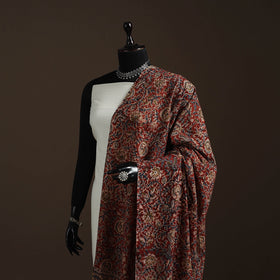 Natural dyed cotton pedana kalamkari dupatta 12