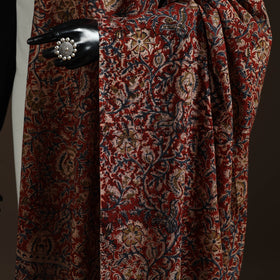 Natural dyed cotton pedana kalamkari dupatta 12