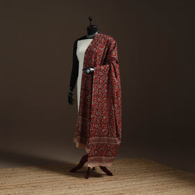 Natural dyed cotton pedana kalamkari dupatta 13