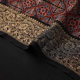 Natural dyed dola silk hand fabric 01 - handcrafted