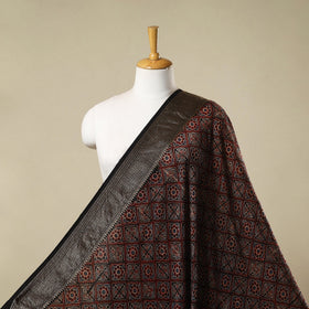 Natural dyed dola silk hand fabric 05 - handcrafted