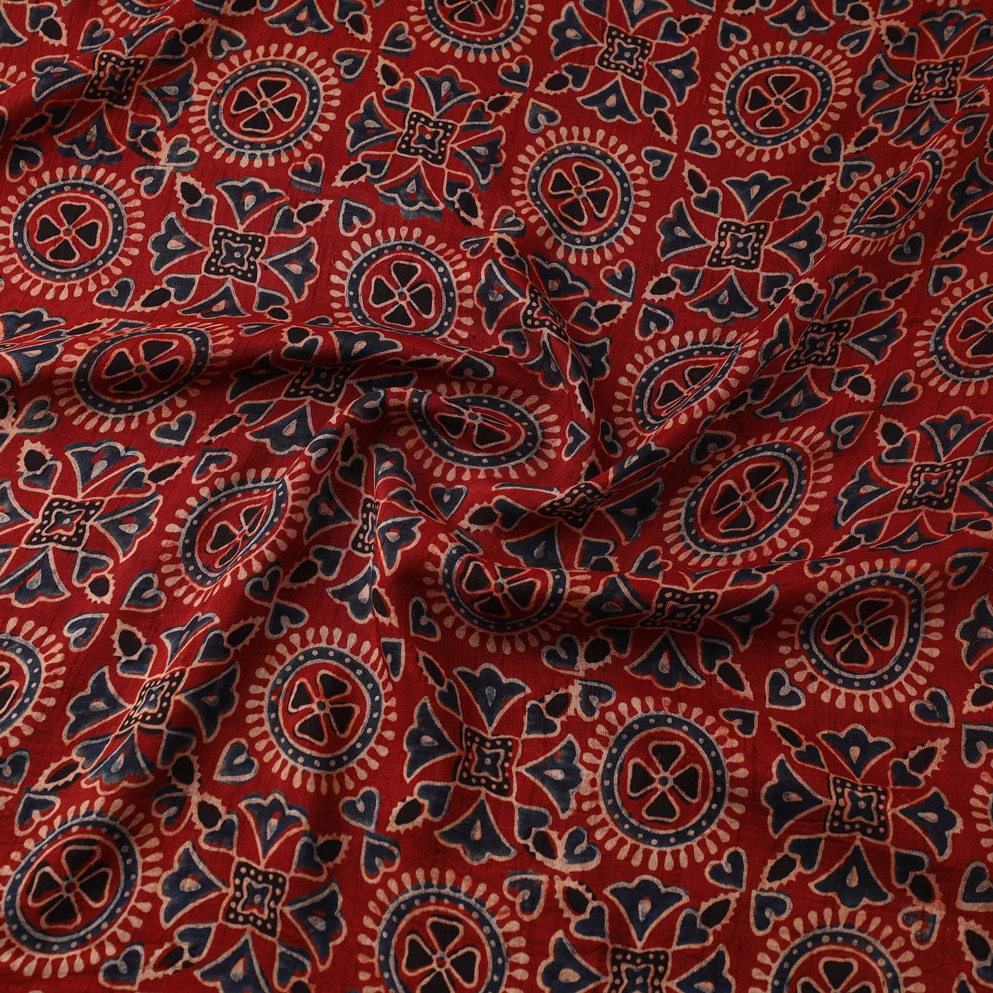 Natural dyed dola silk hand fabric 20 - handcrafted