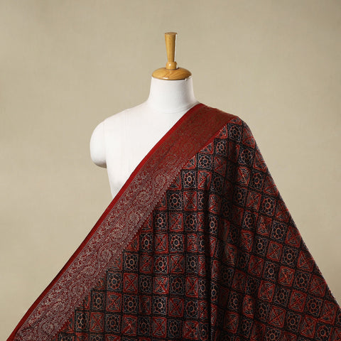 Natural dyed dola silk hand fabric 26 - handcrafted