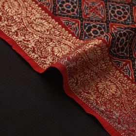 Natural dyed dola silk hand fabric 26 - handcrafted