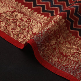 Natural dyed dola silk hand fabric 30 - handcrafted