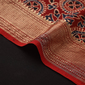 Natural dyed dola silk hand fabric 33 - handcrafted