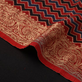 Natural dyed dola silk hand fabric 65 - handcrafted