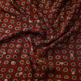 Natural dyed dola silk jacquard buti fabric 10 - handcrafted