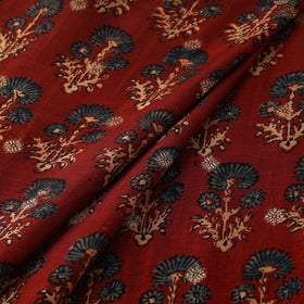 Natural dyed dola silk jacquard buti fabric 18 - handcrafted