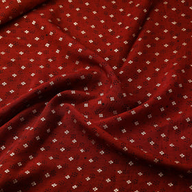 Natural dyed dola silk jacquard buti fabric 20 - handcrafted