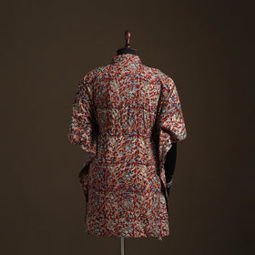 Natural dyed hand block kalamkari print cotton kaftan