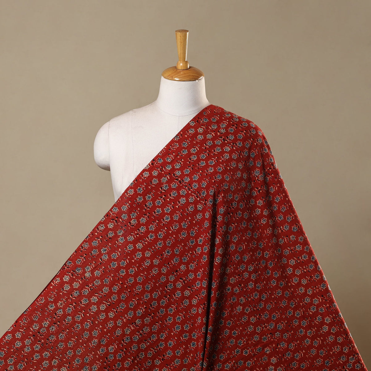Natural dyed hand cotton fabric 26 - handcrafted