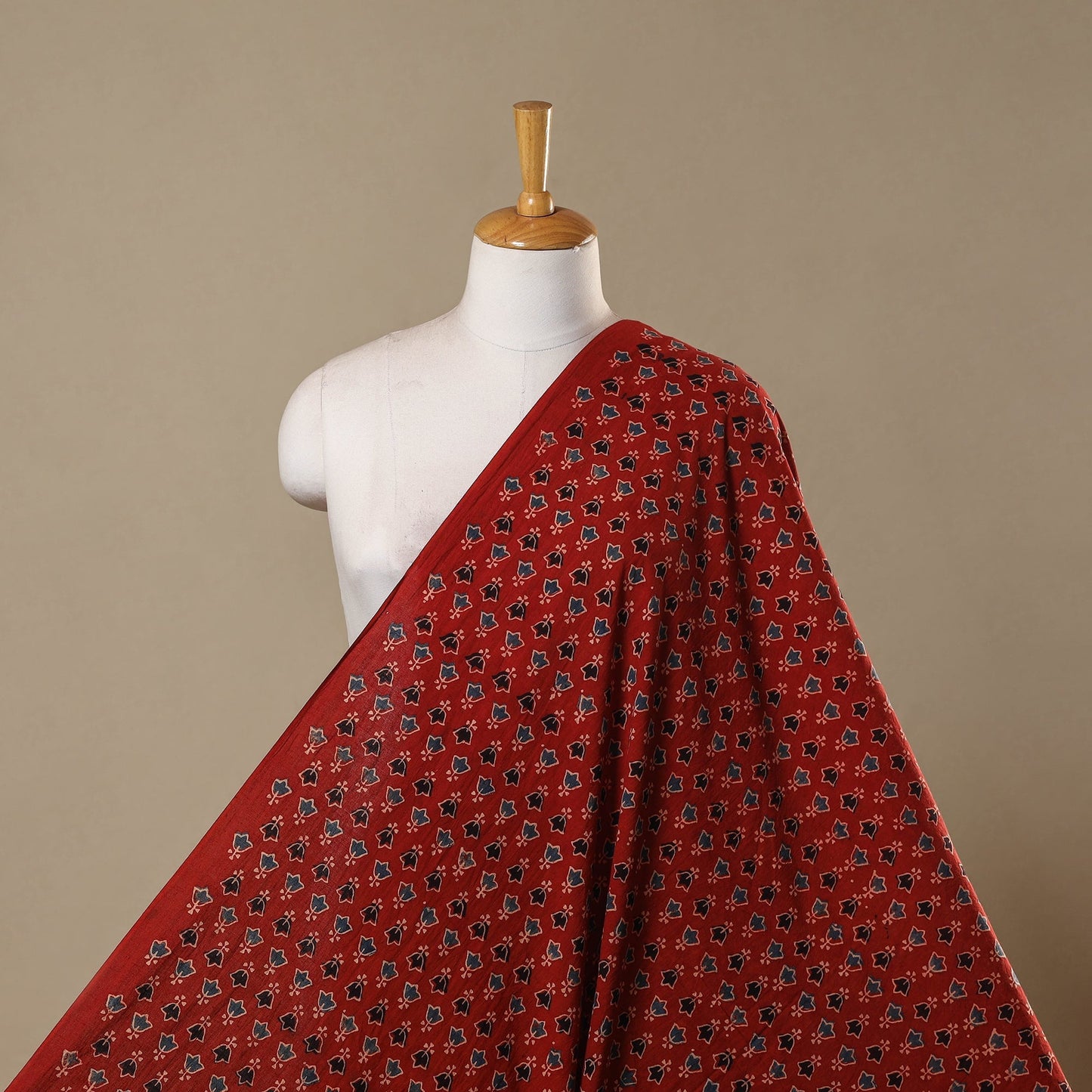 Natural dyed hand cotton fabric 33 - handcrafted