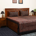 Red - cotton double bed sheet set (112 x 110 in) 25