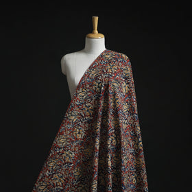 Natural dyed hand block print cotton kalamkari fabric 07