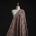 Natural dyed hand block print cotton kalamkari fabric 14