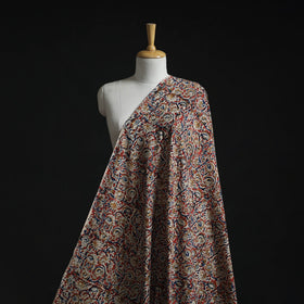 Natural dyed hand block print cotton kalamkari fabric 14