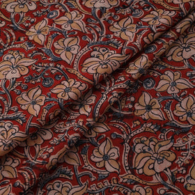 Natural dyed hand block print cotton kalamkari fabric 18
