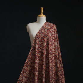 Natural dyed hand block print cotton kalamkari fabric 18