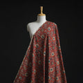 Natural dyed hand block print cotton kalamkari fabric 24