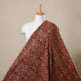 Natural dyed hand cotton pedana kalamkari fabric 04