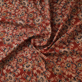 Natural dyed hand cotton pedana kalamkari fabric 04