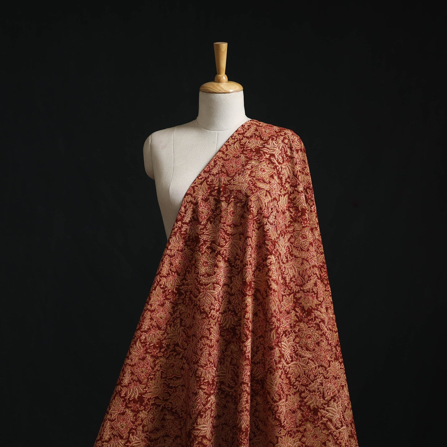 Natural dyed hand block print cotton pedana kalamkari