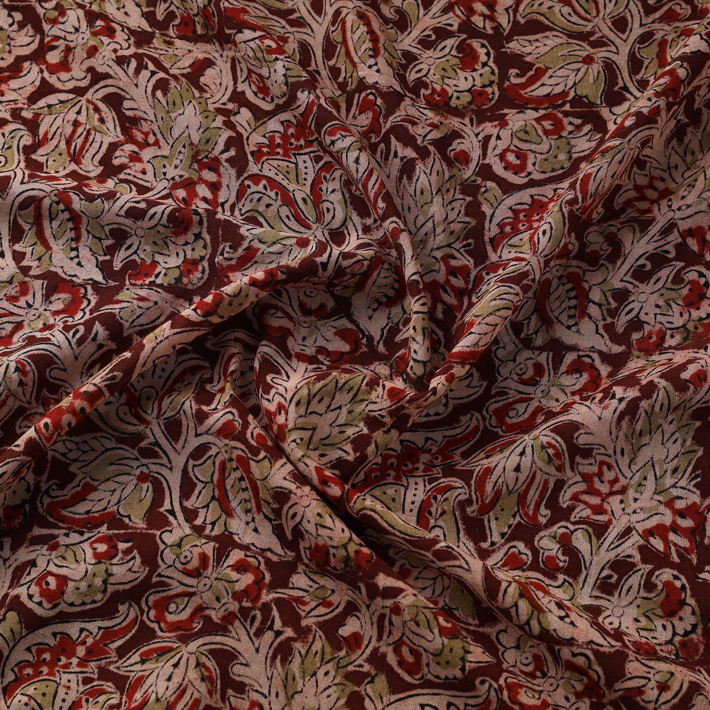 Natural dyed hand block print pure mul cotton pedana