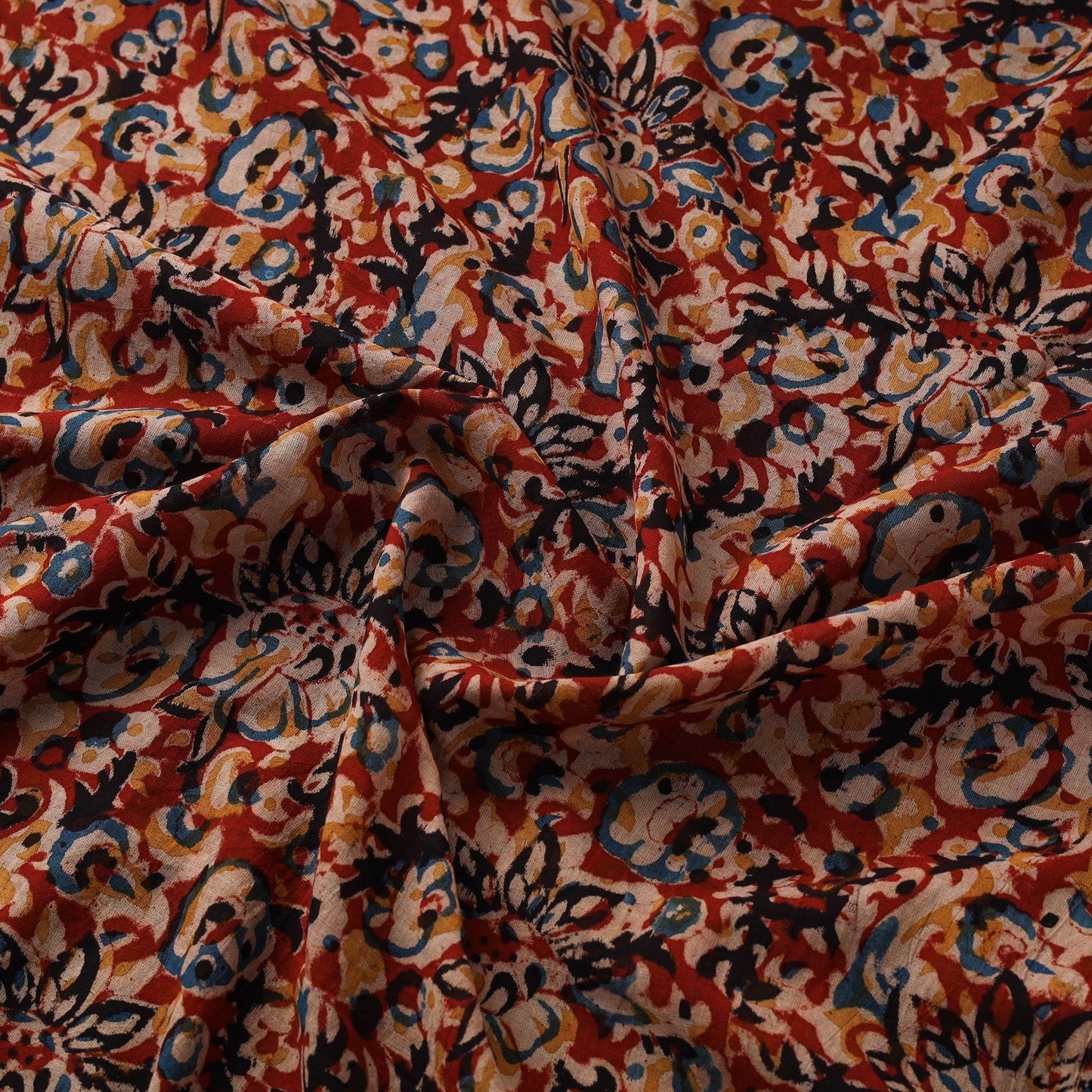 Natural dyed hand block print pure mul cotton pedana