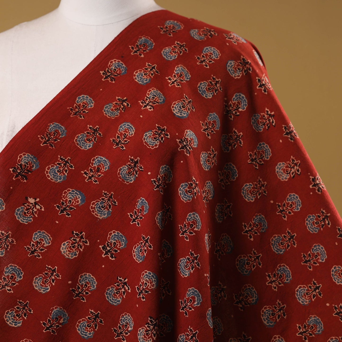 Natural dyed hand cotton fabric 02 - handcrafted